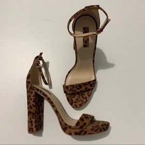 Leopard Chunky Heels